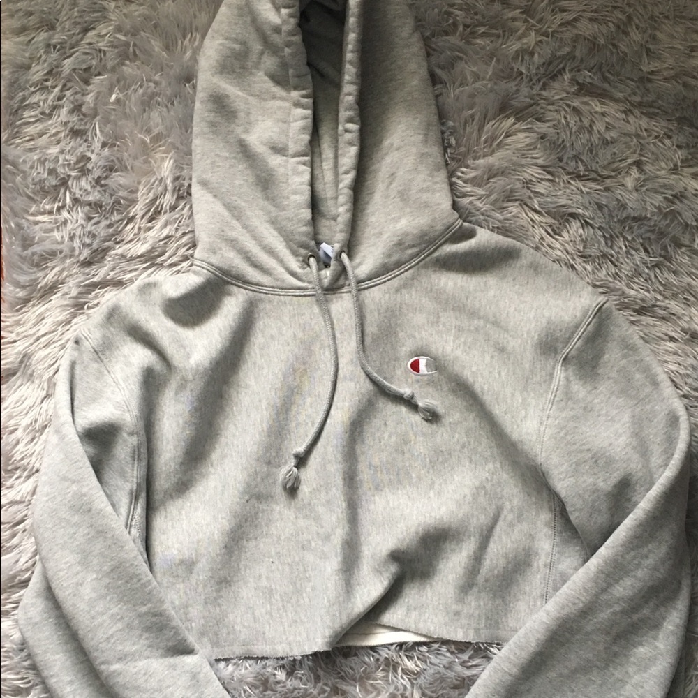 Cropped Champion Hoodie